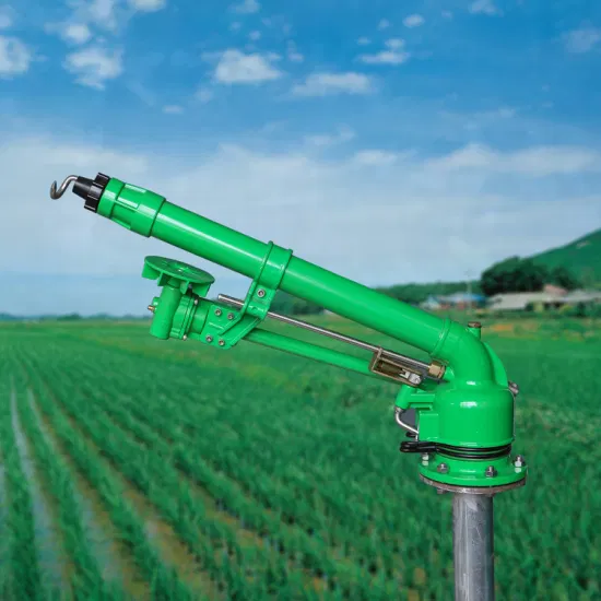 2,5-Zoll-Gewinde, landwirtschaftliche Turbinen-Vortex-Sprinklerpistole, Sprühzerstäubung, Staubentfernung, Spritzpistole, 360°-Wippe, Bewässerung, Regenpistole